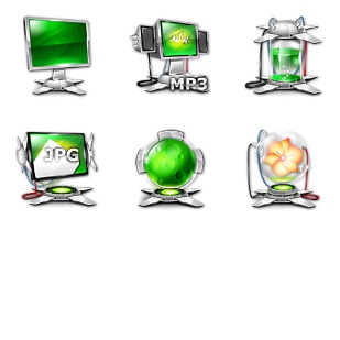 High TEC Windows icon sets preview