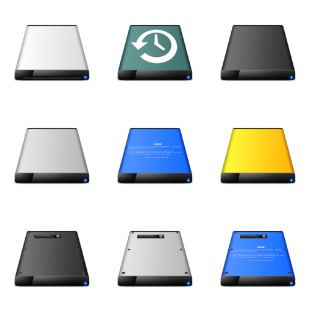 Disk icon sets preview