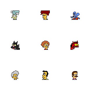 Simpsons Vol. 01 icon sets preview
