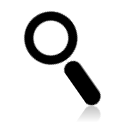 search, zoom, find, magnifying glass icon