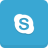 classic, call, skype, contact icon