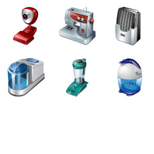 Real Vista Electrical Appliances icon sets preview