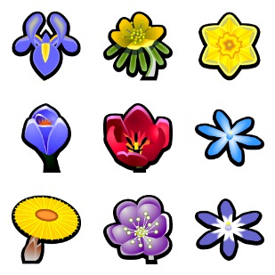 Soon Spring! icon sets preview