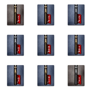 Jeans Archives icon sets preview