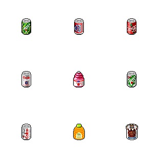 Hide's Grocery icon sets preview