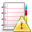 notebook, error icon