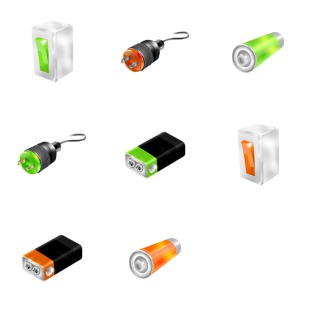Electric icon sets preview