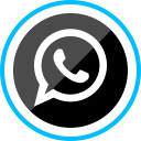 social, media, whatsapp, logo, corporate icon