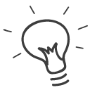 Bulb, Idea, Light icon