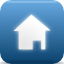 white home, homepage, home, blue home, building, house icon