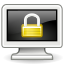 security, lock, monitor, screen, system, display, locked, gnome icon