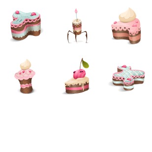 Sweets icon sets preview