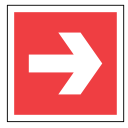 emergency, red, code, sos, sign, arrow, direction icon