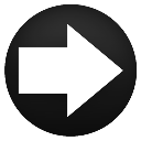 circle, right, arrow icon