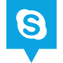 skype, social, media, logo icon
