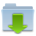 Downloads Folder Badged icon