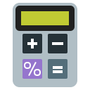 calculation, calculator, finance, advantage, device icon