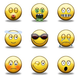 Shiny Smiley icon sets preview