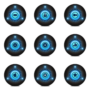 Galaxian icon sets preview