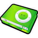 green, ipod, shuffle icon