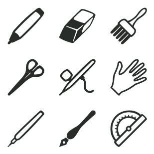 Outline Design icon sets preview