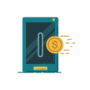 business, smartphone, point, money, graphic, bank, banking icon