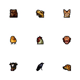 Animals icon sets preview