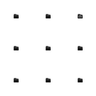 Black Metal Folder icon sets preview