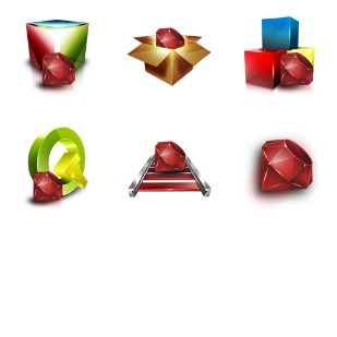 Ruby Programming icon sets preview