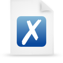 file, paper, document, blue icon