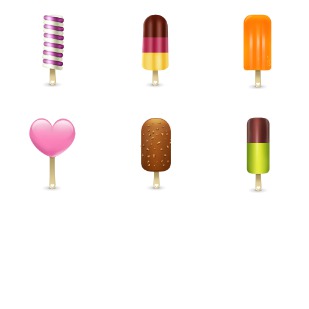 Icecream icon sets preview