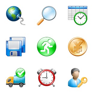 Professional Toolbar icon sets preview