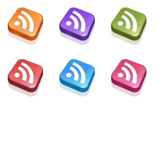 3D RSS icon sets preview