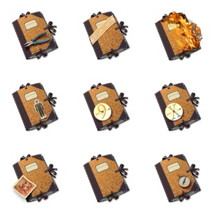 Study Folders icon sets preview