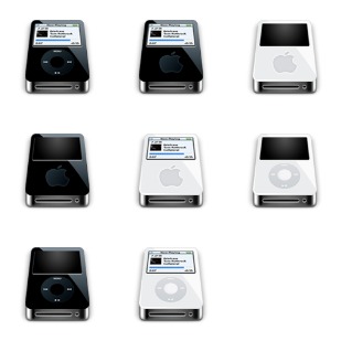 iPod Nano Drives icon sets preview