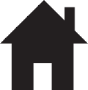 Solid home silhouette icon