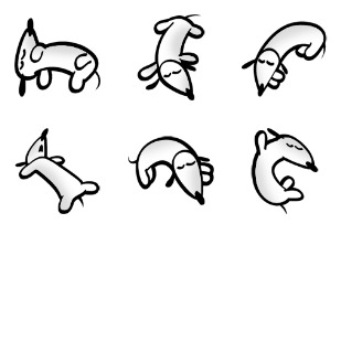 Dog icon sets preview