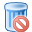 trash, remove, can, delete, recycle bin, del icon