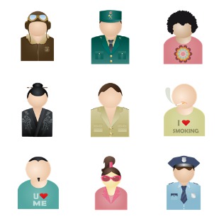 Da Pino People icon sets preview