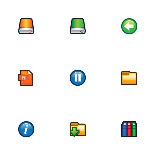 Plastic Mini icon sets preview