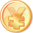 cash, money, coin, currency, yen icon