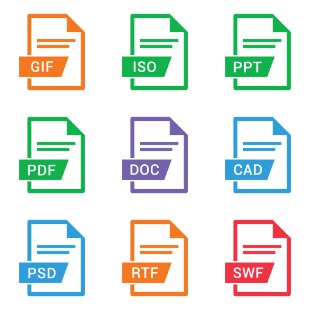File Extension Names Vol 5 icon sets preview