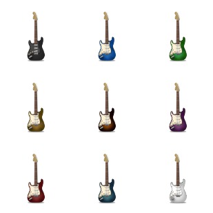 Music icon sets preview
