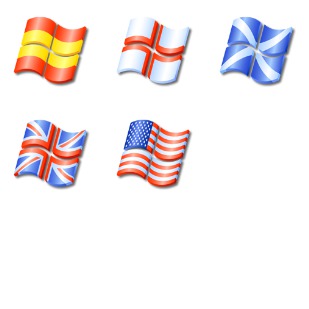 XP Flags icon sets preview
