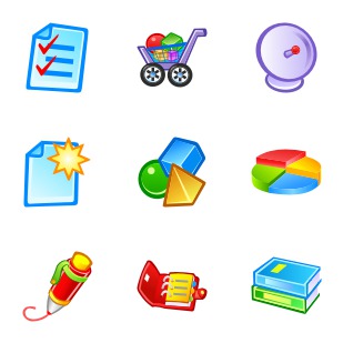 Business icon sets preview