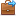 arrow, briefcase icon
