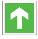 sos, emergency, green, code, direction, sign, arrow icon