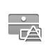 cashbox, pyramid icon