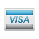 card, visa, credit icon