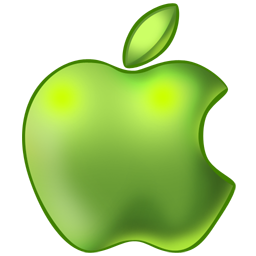 apple, green icon